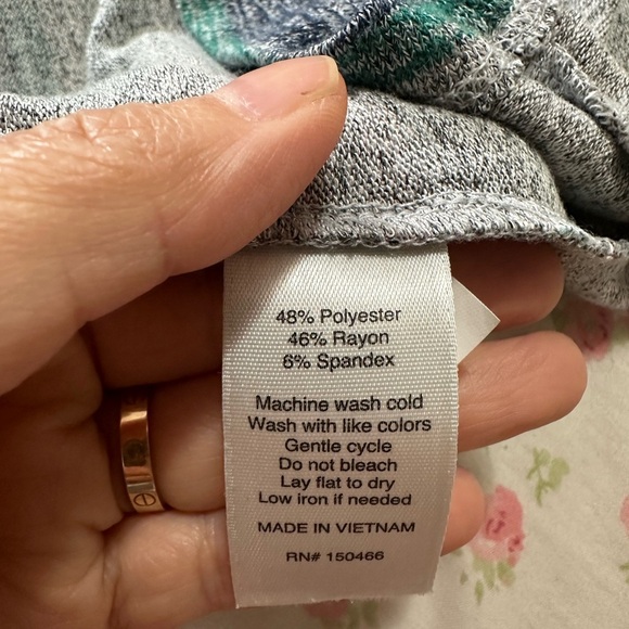 Market and Spruce Striped Bell sleeve dress Sz M - Picture 5 of 7